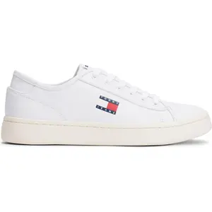 Tommy Hilfiger, Baskets, Tjw Lightweight Court Sneaker, Blanc, (38) pas cher