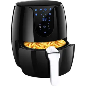 Merkloos / Sans marque Airfryer - 3.5L - Heteluchtfriteuse - 1500W - 6 Kookprogramma's - LED Touchscreen - Digital Display pas cher