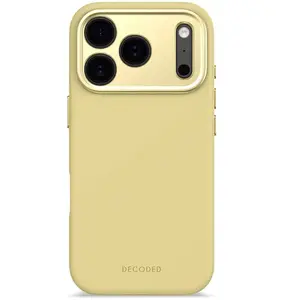 Decoded Silicone Backcover Apple iPhone 17 Pro Yuma Yellow (Apple iPho... pas cher