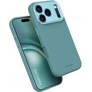 Decoded Silicone Backcover Apple iPhone 17 Pro Retro Blue (Apple iPhon... pas cher