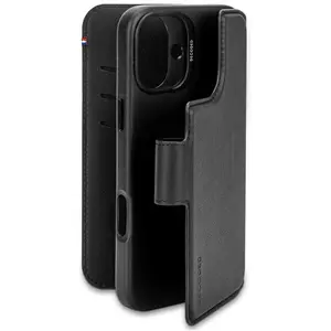 DECODED Leren Detachable Wallet Case Geschikt voor iPhone 16 Plus - 2-in-1 Magnetisch Afneembaar Hoesje met Pasjeshouder - Premium ECCO Leer - Geschikt voor MagSafe - ZwartVendu pargalaxus