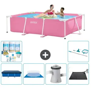 Intex Frame Pool Zwembad - Opzetzwembad - Compleet pakket - Rechthoeki...