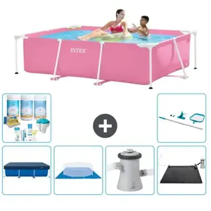 Intex Zwembad - Rechthoekig - 220 x 150 x 60 cm - RozeVendu parbol
