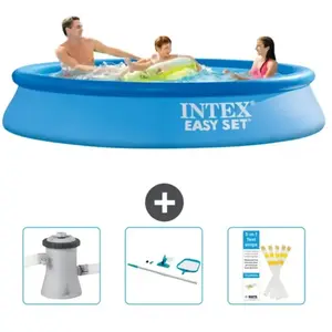 Intex Rond Opblaasbaar Easy Set Zwembad - 305 x 61 cm - Blauw - Inclus...