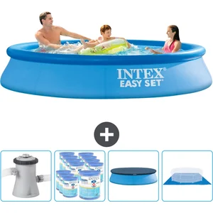 Intex Rond Opblaasbaar Easy Set Zwembad - 305 x 61 cm - Blauw - Inclus...