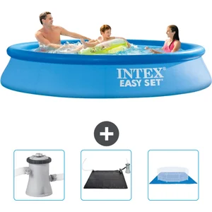 Intex Rond Opblaasbaar Easy Set Zwembad - 305 x 61 cm - Blauw - Inclus...