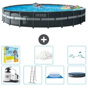 Intex Rond Ultra XTR Frame Zwembad - 732 x 132 cm - Inclusief Pomp - L... pas cher