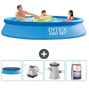 Intex Rond Opblaasbaar Easy Set Zwembad - 305 x 61 cm - Blauw - Inclus...
