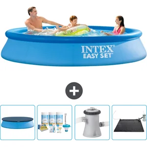 Intex Rond Opblaasbaar Easy Set Zwembad - 305 x 61 cm - Blauw - Inclus...