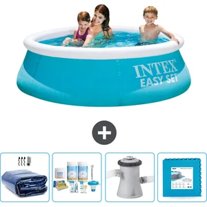 Intex Rond Opblaasbaar Easy Set Zwembad - 183 x 51 cm - Blauw - Inclus... pas cher
