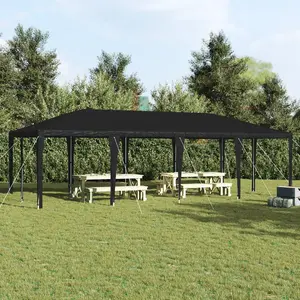 vidaXL Tente de fête anthracite 8x4 m PE pas cher