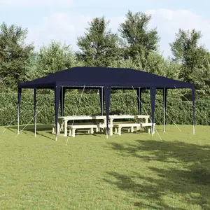 vidaXL Vidaxl Tente De Fête Bleue 6x4 M Pe pas cher