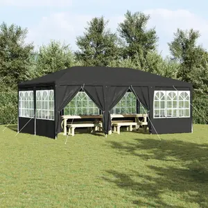 Comparateur de prix : vidaXL Tente de fête Anthracite 600 x 400 x 266 cm Polyéthylène