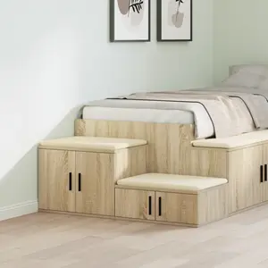 vidaXL Armoire de rangement Chêne Sonoma 103x41x40 cm en bois reconstitué pas cher