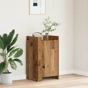 vidaXL Vidaxl Buffet En Vieux Bois 45x35x75 Cm En Bois Technique pas cher