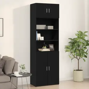 vidaXL Meuble mural Chêne noir 70 x 42.5 x 40 cm Bois d'ingénierie