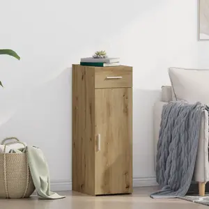 vidaXL Buffet Vidaxl Artisan Chêne 30x42,5x93 Cm Bois D'ingénierie pas cher