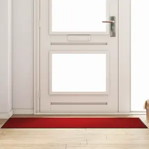 vidaXL Tapis d'entrée Rouge 60x180 cm pas cher