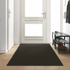 vidaXL Tapis de sol lavable noir 120x350 cmVendu parvidaxl-be
