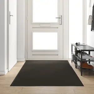vidaXL Tapis d'entrée lavable noir 120x250 cmVendu parvidaxl-be