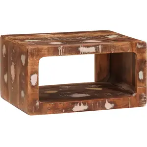 vidaXL Tables de chevet Bois récupéré massif pas cher