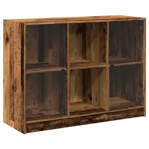 Vidaxl - Buffet vieux bois 102x37x75,5 cm bois d'ingénierie Old wood pas cher