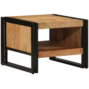 vidaXL Table basse 50x50x38 cm bois massif acacia pas cher
