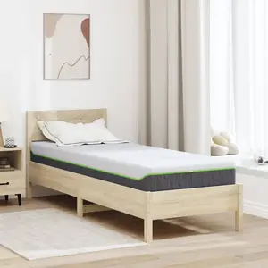 vidaXL Matelas Blanc, Gris 70 x 200 cm pas cher
