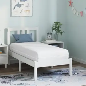 Comparateur de prix : vidaXL Matelas Blanc 60 x 120 cm Tissu 100% polyester