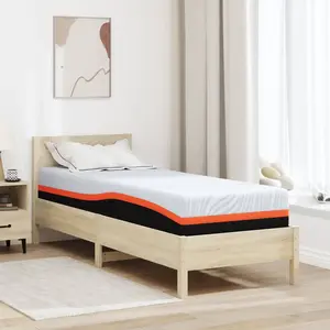 vidaXL Matelas Blanc, Gris 80 x 200 cm