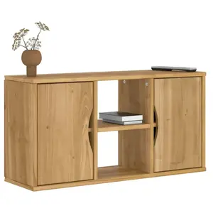 vidaXL Meuble TV ODDA 79x24x40,5 cm bois massif pin pas cher