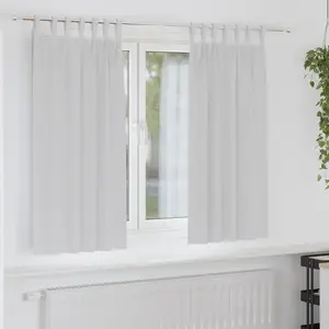 vidaXL Rideaux occultants 2 pcs Gris pâle 175 x 140 cm Polyester pas cher