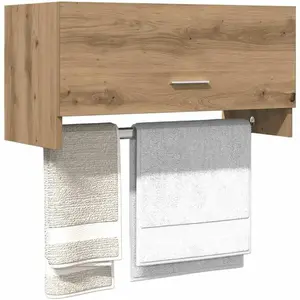 vidaXL Armoire en chêne artisanal 70x32,5x35 cm bois d'ingénierie pas cher