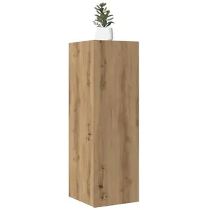 vidaXL Meuble TV chêne artisanal 30,5x30x90 cm bois d'ingénierie pas cher