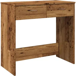 Vidaxl - Bureau style vieux bois 80x40x75 cm bois d'ingénierie Old wood pas cher