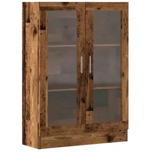 vidaXL Bibliothèque vieux bois 82,5x30,5x115 cm bois d'ingénierie pas cher