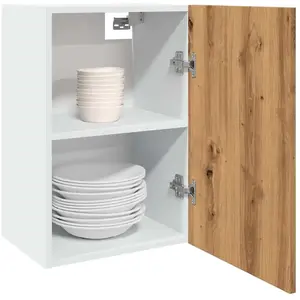 vidaXL Armoire suspendue chêne artisanal 40x31x60 cm bois d'ingénierie pas cher