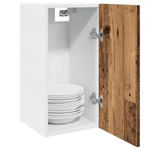 Comparateur de prix : vidaXL Armoire suspendue vieux bois 30x31x60 cm bois d'ingénierie