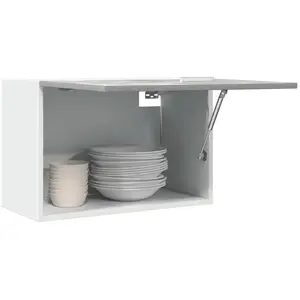 vidaXL Armoire suspendue Gris béton 60x31x40 cm Aggloméré pas cher