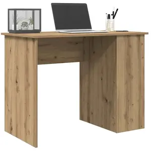 vidaXL Bureau chêne artisanal 100x55x75 cm bois d'ingénierie pas cher