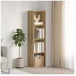 vidaXL Bibliothèque/Meuble TV chêne artisanal 36x30x143 cm pas cher