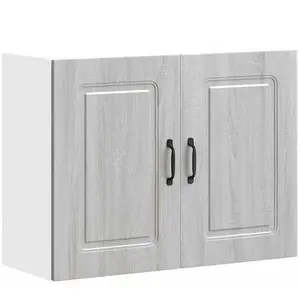 vidaXL Armoire murale de cuisine Kalmar sonoma gris bois d'ingénierie pas cher