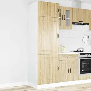 vidaXL Armoire de cuisine Kalmar chêne sonoma bois d'ingénierie pas cher