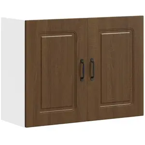 vidaXL Armoire murale de cuisine Kalmar chêne marron bois d'ingénierie pas cher