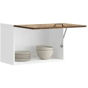 vidaXL Armoire murale de cuisine Kalmar chêne fumé bois d'ingénierie pas cher