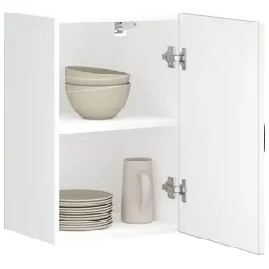 vidaXL Armoire murale de cuisine Kalmar blanc bois d'ingénierie pas cher