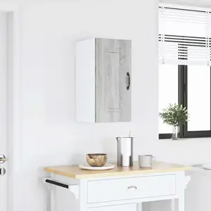 vidaXL Armoire murale de cuisine Kalmar sonoma gris bois d'ingénierie pas cher