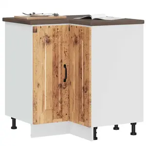 vidaXL Armoire d'angle de cuisine Kalmar vieux bois bois d'ingénierie pas cher