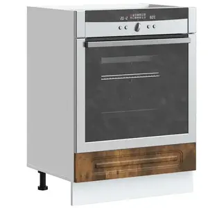 vidaXL Armoire à four Kalmar chêne fumé bois d'ingénierie pas cher