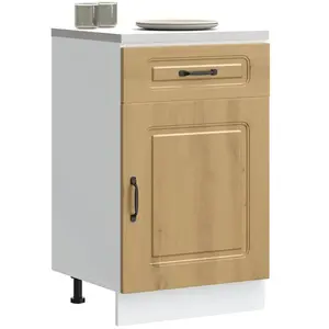 vidaXL Armoire de cuisine Kalmar chêne artisanal bois d'ingénierie pas cher